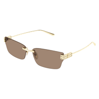 Sonnenbrille  Balenciaga Dame BB0487S004-GOLD-GOLD-BROWN63